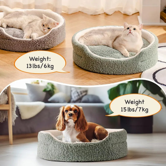 Round Washable Orthopedic Pet Bed