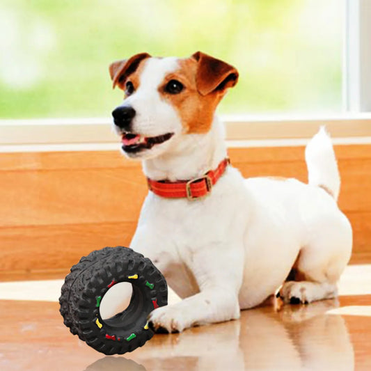 Small Tire Dog Vocalization Toy