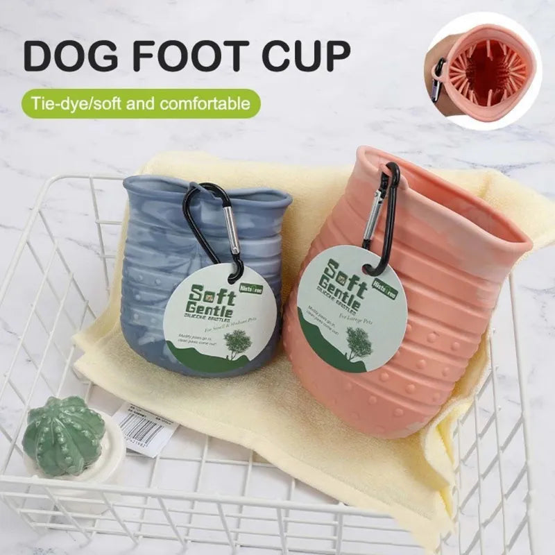 2-in-1 Portable Dog Paw Cleaner Cup