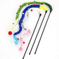 Colorful Cat Teaser Wands Interactive Cat Toys For All Breed Sizes