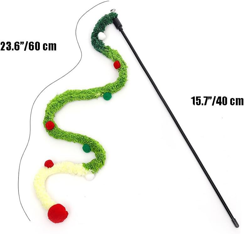 Colorful Cat Teaser Wands Interactive Cat Toys For All Breed Sizes