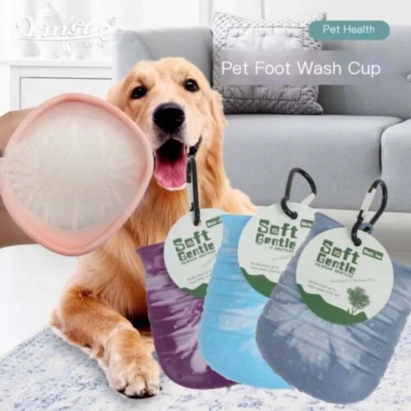 2-in-1 Portable Dog Paw Cleaner Cup