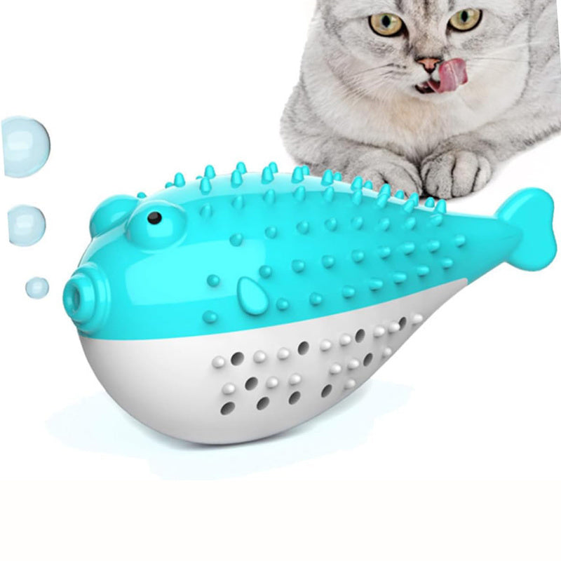 Cat Teaser Toothbrush Toy