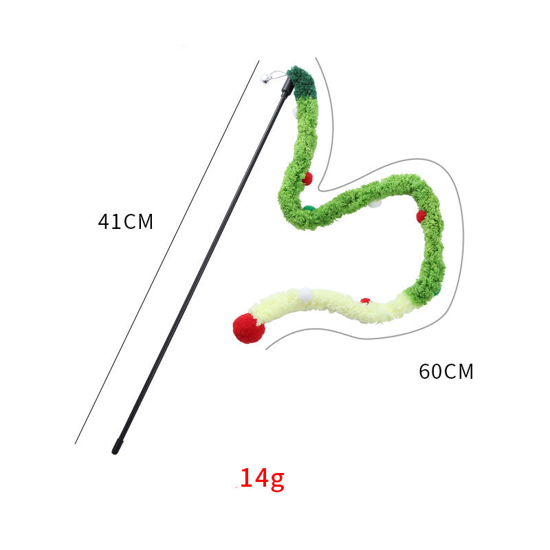 Colorful Cat Teaser Wands Interactive Cat Toys For All Breed Sizes