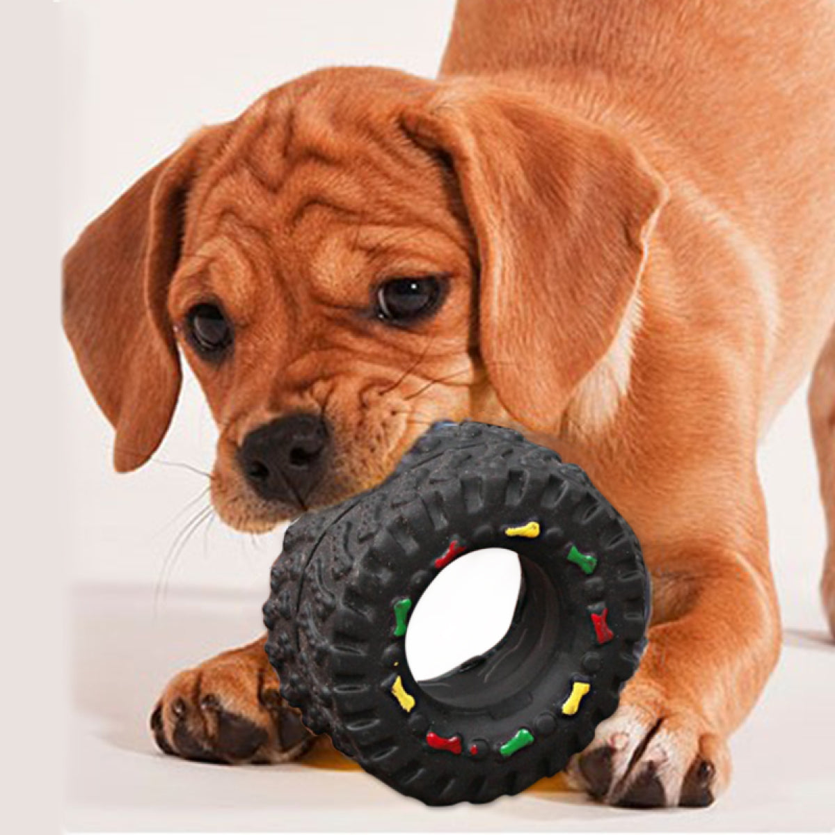Small Tire Dog Vocalization Toy